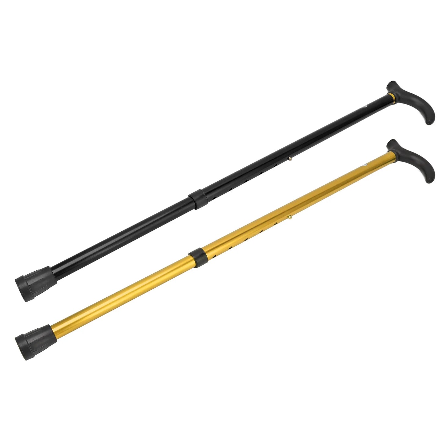 Walking Cane Ergonomic Handle Rubber Base Aluminum Alloy Walking Stick Cane 6 Positions Adjustment Adjustable for Elderly