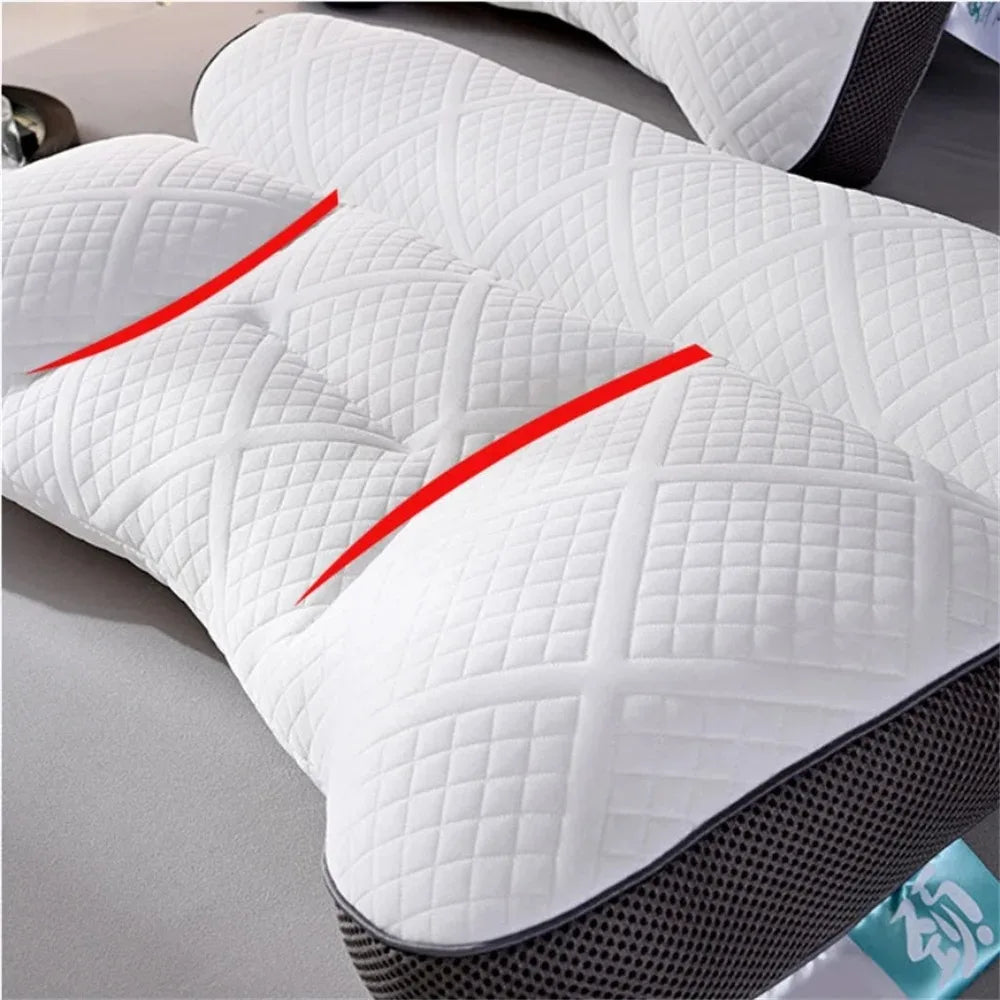 Orthopedic Neck Pillow Ergonomic Sleeping Pillow SPA Massage Pillow Breathable Memory Foam Help Sleep Relax Cervical Protection