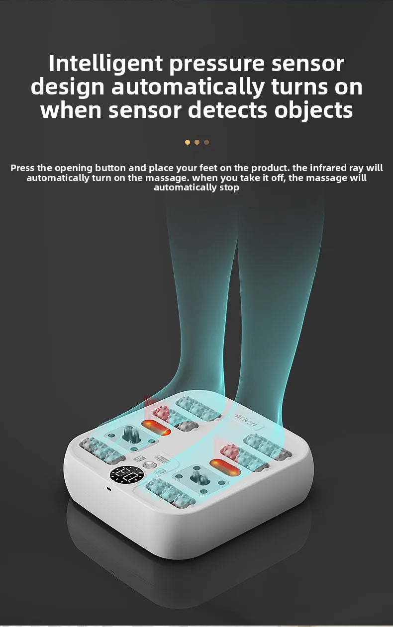 Foot massager Automatic massage Foot kneading through meridians Infrared warm physiotherapy instrument Foot massager