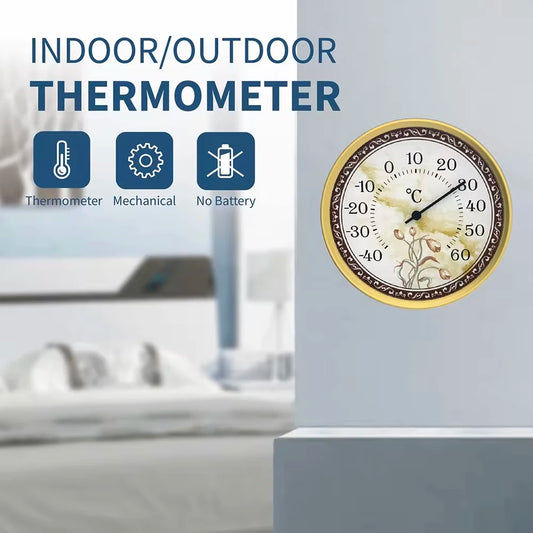 Thermometer Hygrometer Thermo Analog Humidity Indoor Climate Control Home Office Outdoor Garden Restaurant Measuring Tool
