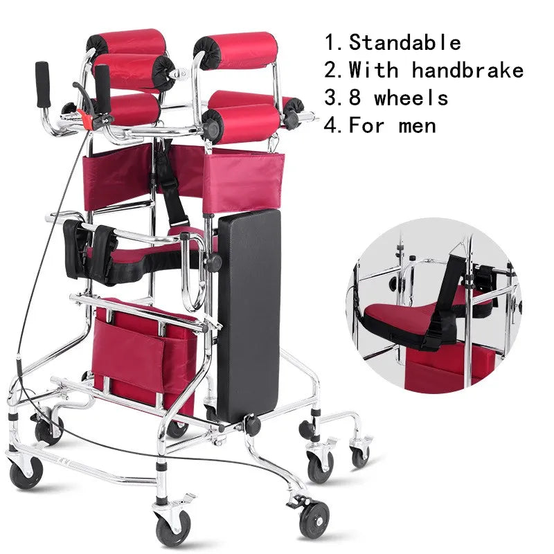 High Quality Adult Walker & Rollator Elderly Disabled Walking Training Aid for Rehabilitation Standing Support