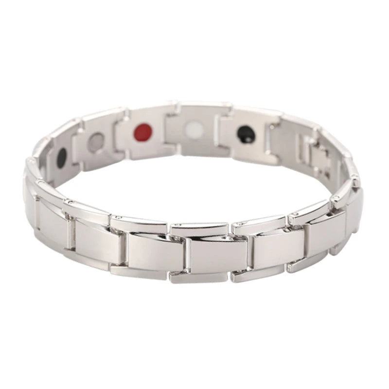 Healthy Bio Magnetic Bracelets for Women Men Therapy Bracelet Pain Relief Arthritis Magnet Bangle Carpal Tunnel Syndrome Jewelry