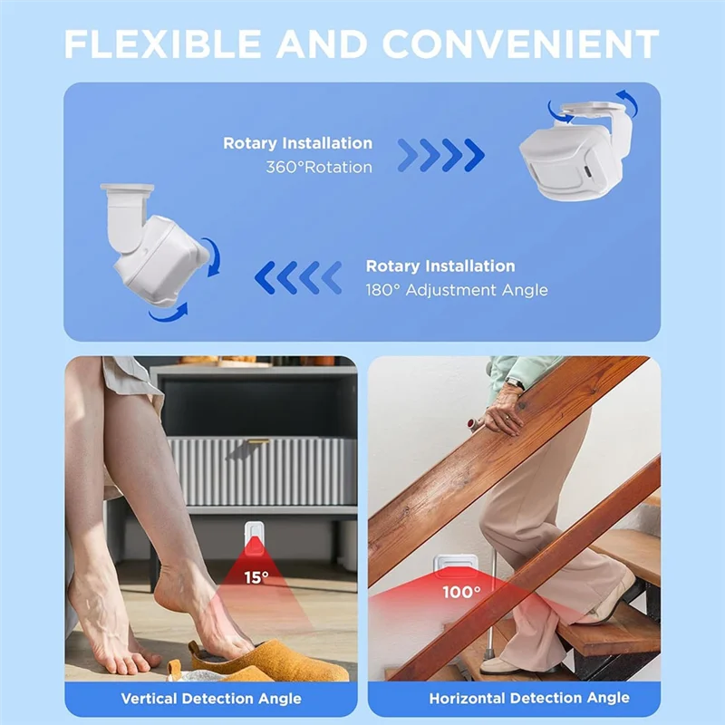 BHBD-Bed Sensor Alarm For Elderly Dementia Patients - Wireless Fall Detection & Motion Sensor Alert System For Seniors