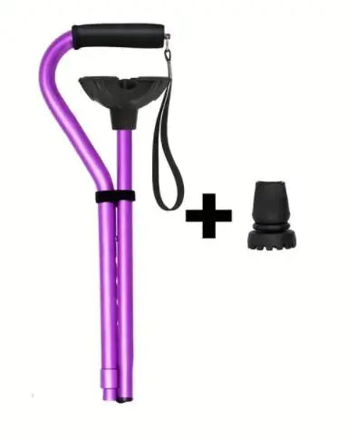 Walking Cane for Men&Women Adjustable Cane Offset Cushioned Handle Portable Lightweight Sturdy Mobility Walker Aid for Seniors