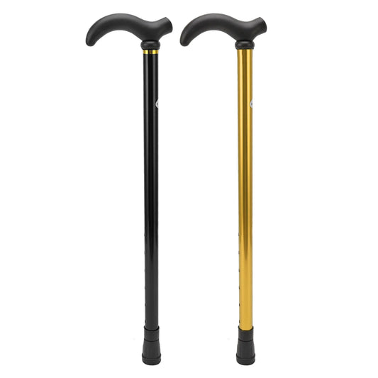 Walking Cane Ergonomic Handle Rubber Base Aluminum Alloy Walking Stick Cane 6 Positions Adjustment Adjustable for Elderly