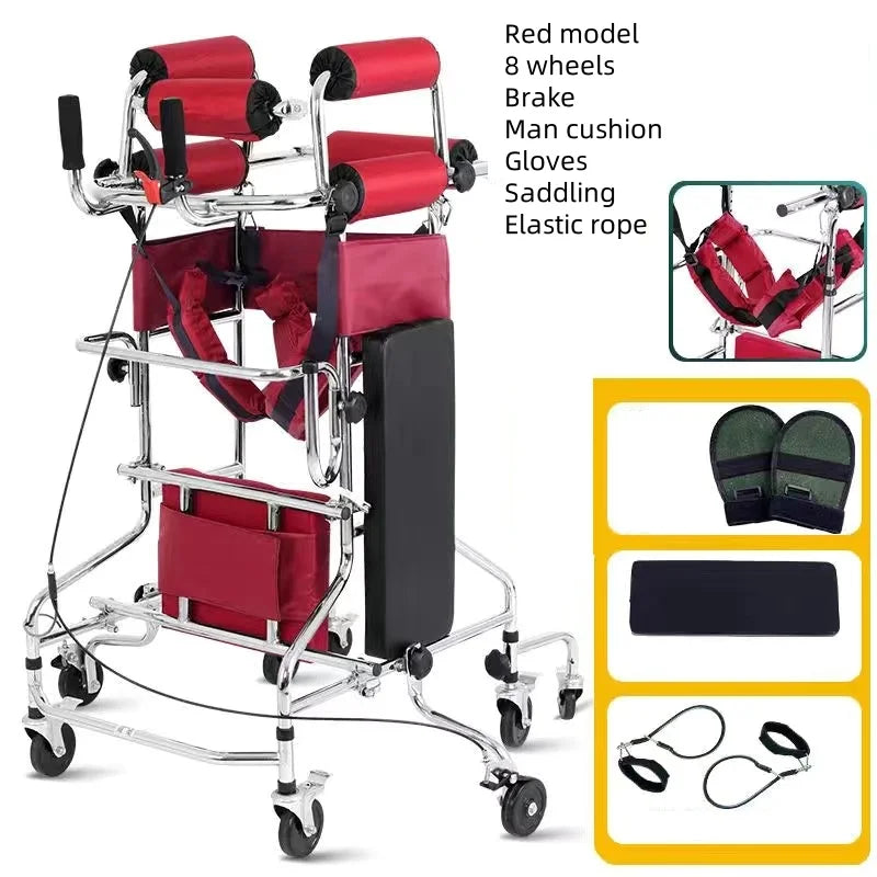 High Quality Adult Walker & Rollator Elderly Disabled Walking Training Aid for Rehabilitation Standing Support