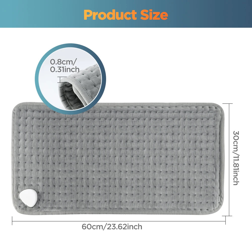 60x30CM Heating Pad 10 Levels Constant Temperature 4 Modes Timing Hot Blanket Keep Legs Abdomen Hands Body Warming Thermal Mat