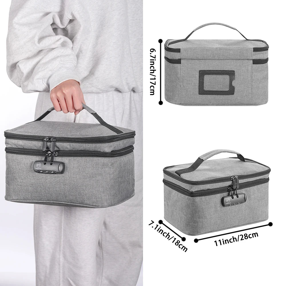 Medicine Storage Organizer Bag Empty, Travel Medicine Bag Pill Bottle Organizer Box, Home Medication Bag