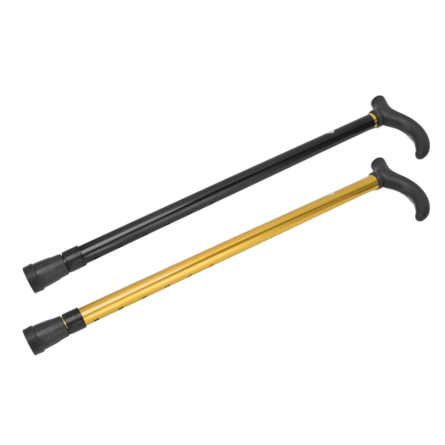Walking Cane Ergonomic Handle Rubber Base Aluminum Alloy Walking Stick Cane 6 Positions Adjustment Adjustable for Elderly
