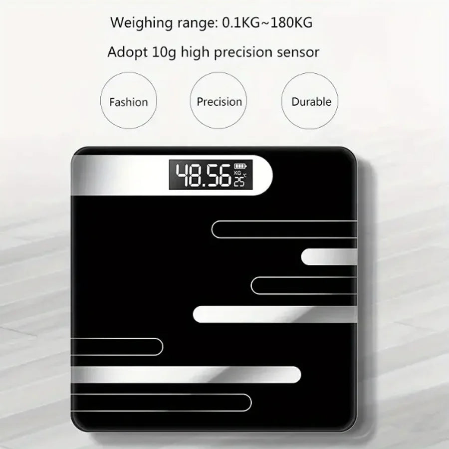 Bathroom Scales Floor Body Scale Digital Weight Scale Glass Electronic Smart Scales LCD Display Body Weighing Scale