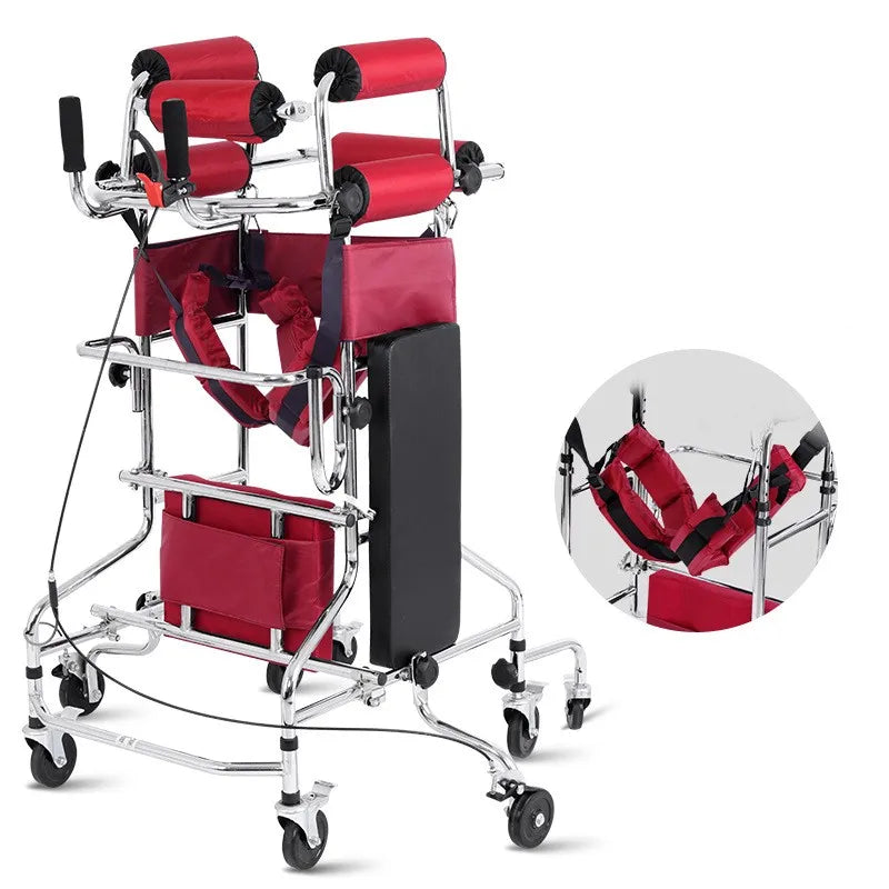 High Quality Adult Walker & Rollator Elderly Disabled Walking Training Aid for Rehabilitation Standing Support
