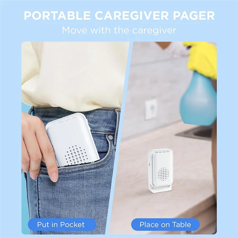BHBD-Bed Sensor Alarm For Elderly Dementia Patients - Wireless Fall Detection & Motion Sensor Alert System For Seniors