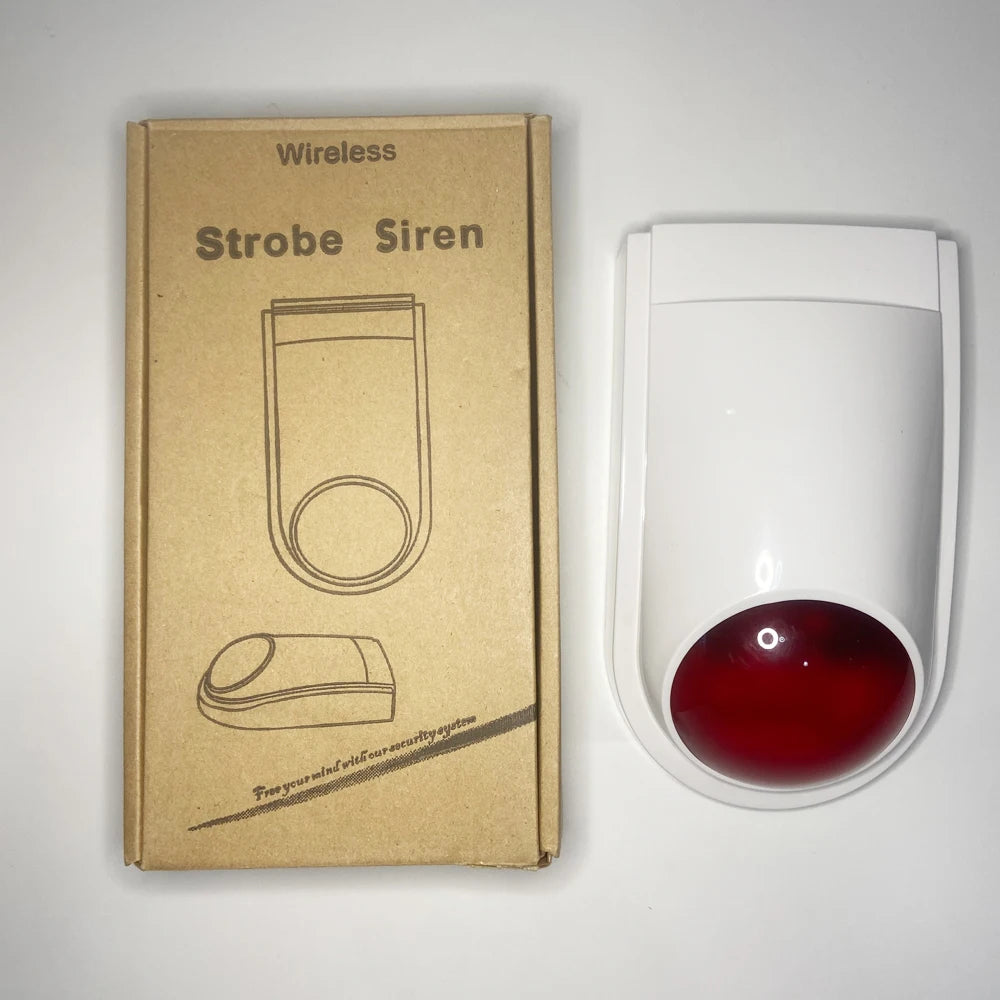 (1 Set) Wireless Emergency Button Calling System 130DB Strobe Siren With 86mm Wall Mounted Panic Button For Hospital Or Bed Call