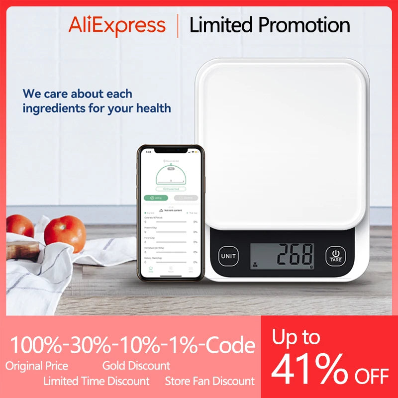 Digital Body Fat Scales, Human Body Scale, Smart TFT Color Screen, Heart Rate, Precise and Professional Smart Body Weight Scale