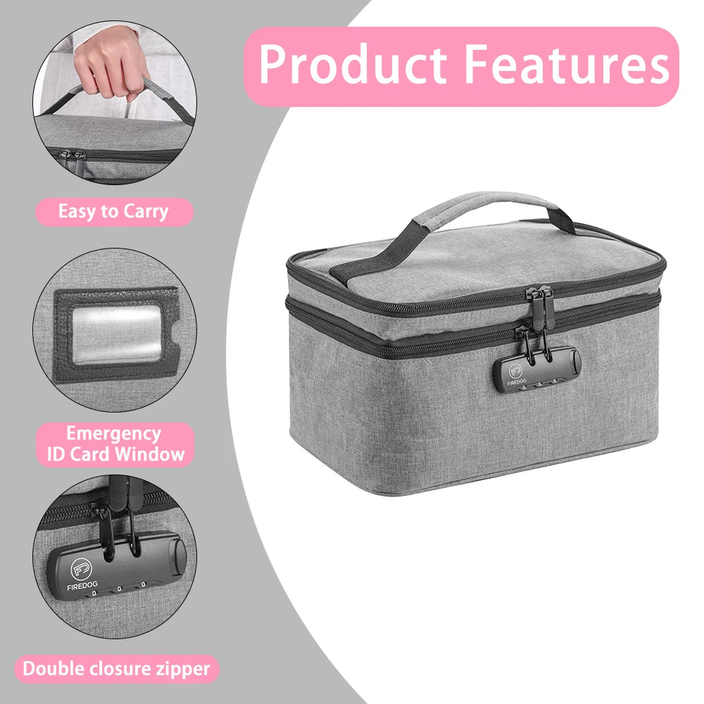 Medicine Storage Organizer Bag Empty, Travel Medicine Bag Pill Bottle Organizer Box, Home Medication Bag