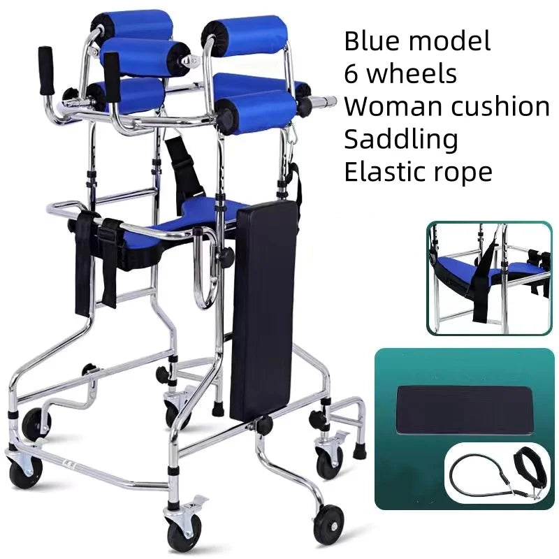 High Quality Adult Walker & Rollator Elderly Disabled Walking Training Aid for Rehabilitation Standing Support