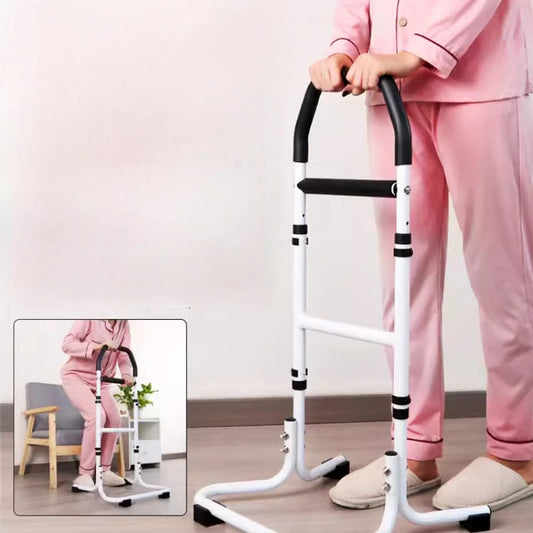 Elderly Walking Cane Non-Slip Mobility Aid Sturdy Support Walker for Balance Anti-Fall Walking Stick Adjustable Walking Frame