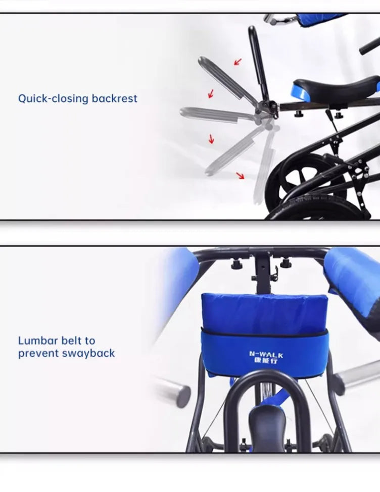 Rehabilitation Training Equipment Walking Aid Elderly Stroke Hemiplegia Walker For Disable