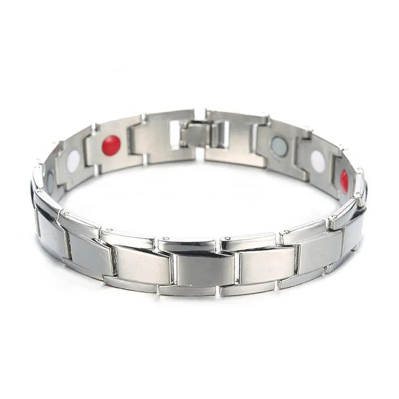 Healthy Bio Magnetic Bracelets for Women Men Therapy Bracelet Pain Relief Arthritis Magnet Bangle Carpal Tunnel Syndrome Jewelry