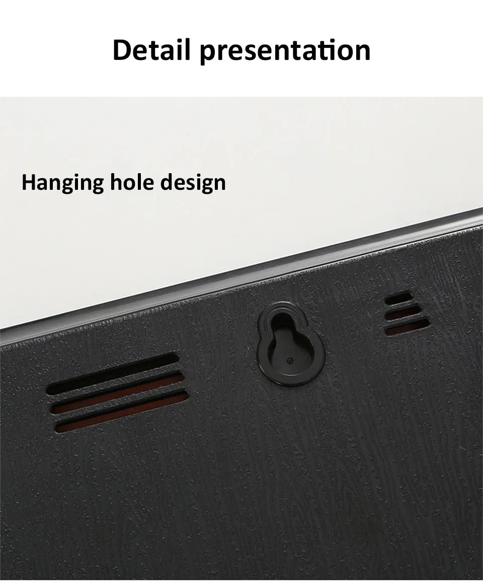 21 Inch Large Digital Wall Clock Large LED Screen Display Clock with Time/Date/Week/Temperature 12/24H Adjustable Brightness