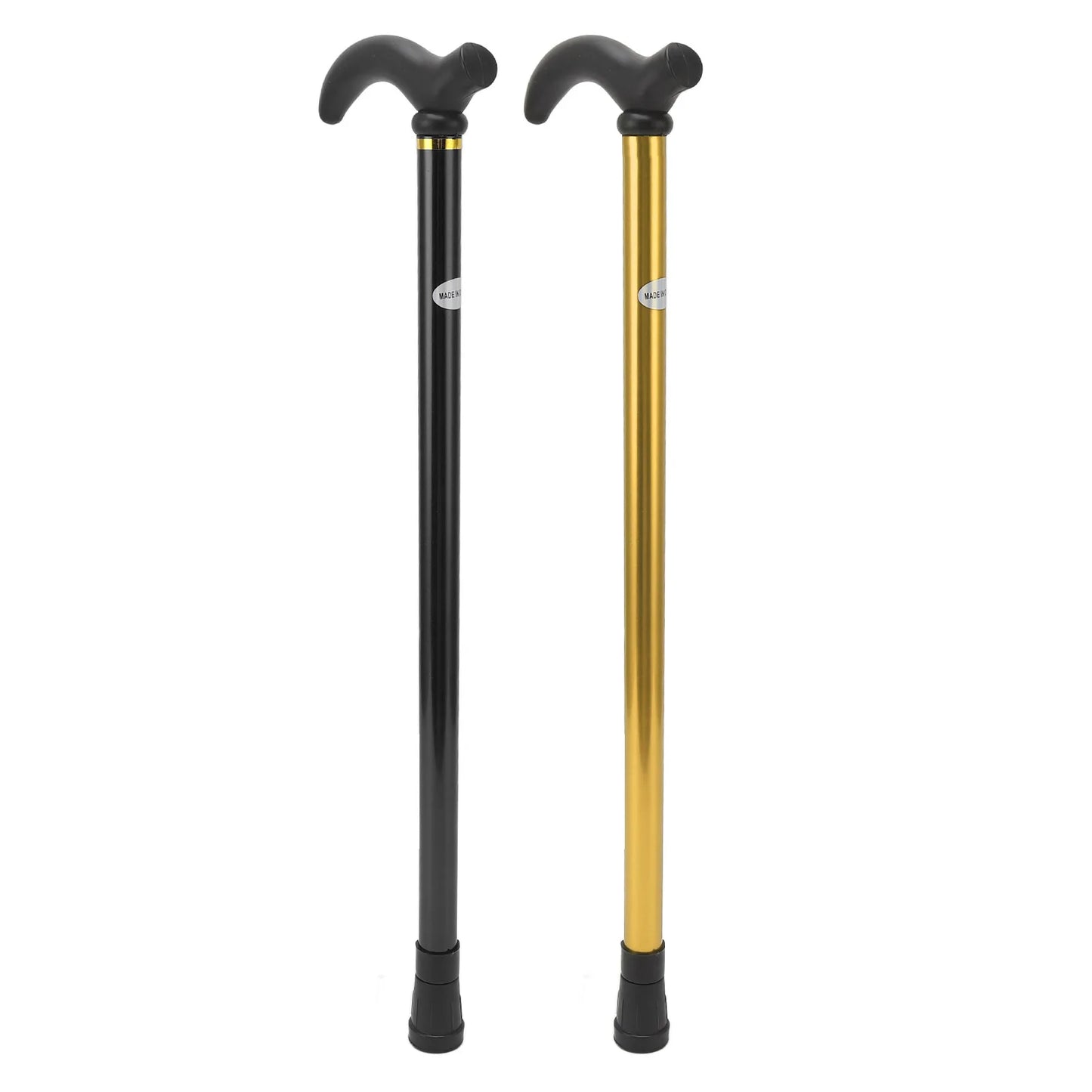Walking Cane Ergonomic Handle Rubber Base Aluminum Alloy Walking Stick Cane 6 Positions Adjustment Adjustable for Elderly