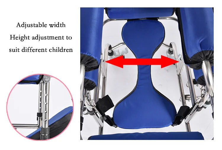 Children's Standing Frame Disabled Child Walker Walker Paraplegic Lower Limb Training Standing Frame with Wheel Walker
