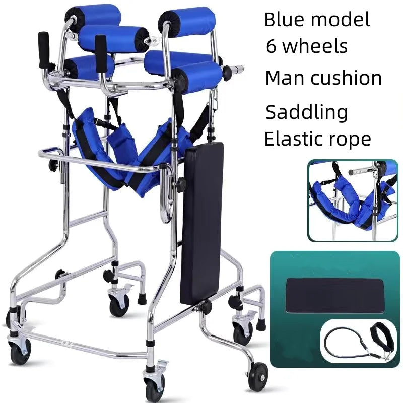 High Quality Adult Walker & Rollator Elderly Disabled Walking Training Aid for Rehabilitation Standing Support