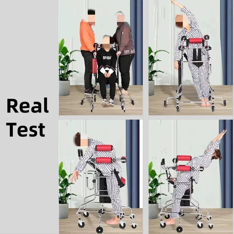 High Quality Adult Walker & Rollator Elderly Disabled Walking Training Aid for Rehabilitation Standing Support