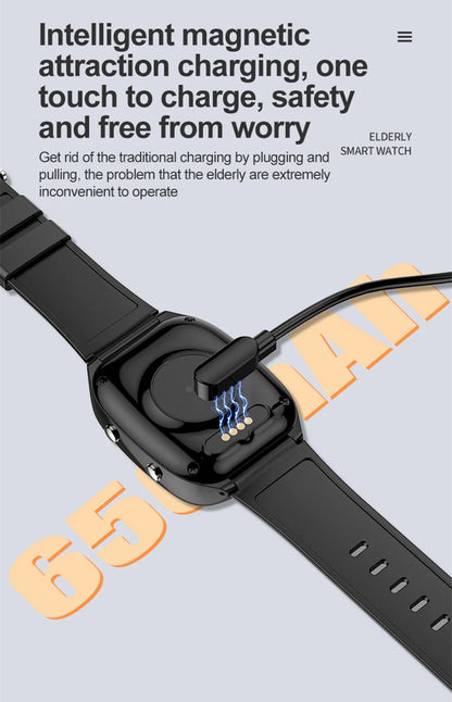 Elderly Smart Watch For Senior Falling Detection GPS Positioning 4G SOS Phone Call Medicine Remind Footprint Track HeartRate GK8
