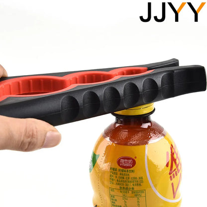 JJYY 5 In1 Jar Opener Easy Grip Bottle Opener Twist Off Lid Quick Opening Cooking Everyday Use for  Bottle Caps, Can Lids