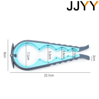 JJYY 5 In1 Jar Opener Easy Grip Bottle Opener Twist Off Lid Quick Opening Cooking Everyday Use for  Bottle Caps, Can Lids