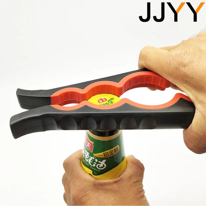 JJYY 5 In1 Jar Opener Easy Grip Bottle Opener Twist Off Lid Quick Opening Cooking Everyday Use for  Bottle Caps, Can Lids