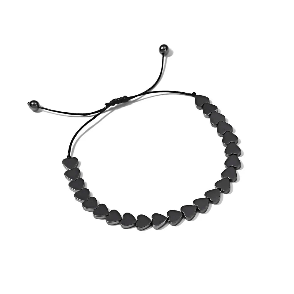 Magnetic therapy Health Care Loss Weight Effective Black Stone Bracelets Slimming Stimulating Acupoints Arthritis Pain Relief