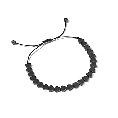 Magnetic therapy Health Care Loss Weight Effective Black Stone Bracelets Slimming Stimulating Acupoints Arthritis Pain Relief