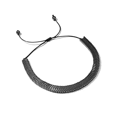 Magnetic therapy Health Care Loss Weight Effective Black Stone Bracelets Slimming Stimulating Acupoints Arthritis Pain Relief