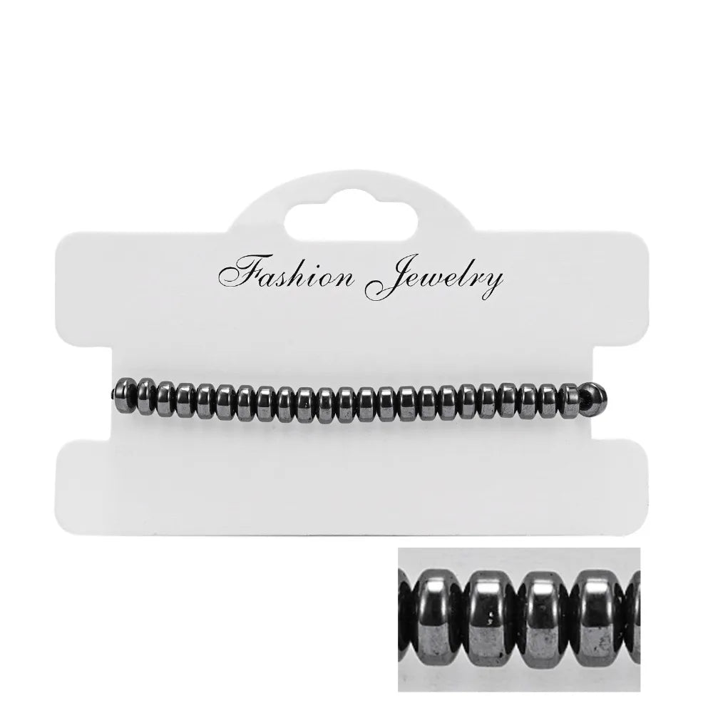 Magnetic therapy Health Care Loss Weight Effective Black Stone Bracelets Slimming Stimulating Acupoints Arthritis Pain Relief