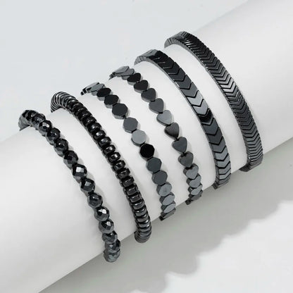 Magnetic therapy Health Care Loss Weight Effective Black Stone Bracelets Slimming Stimulating Acupoints Arthritis Pain Relief