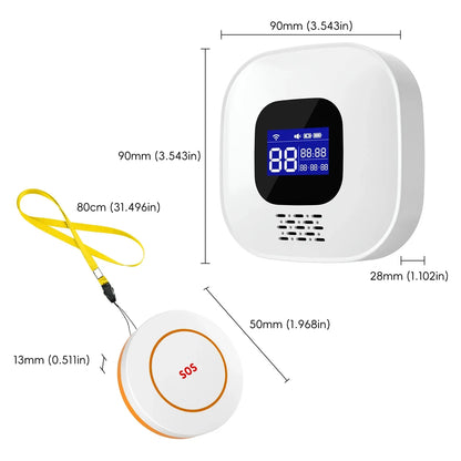 WiFi Wireless Caregiver Pager Alert Call Buttons System Elderly Falling Seniors Patient Disabled