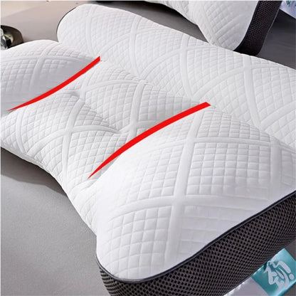 Orthopedic Neck Pillow Ergonomic Sleeping Pillow SPA Massage Pillow Breathable Memory Foam Help Sleep Relax Cervical Protection
