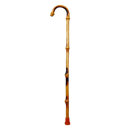 Anti-Slip Rubber Tip Bamboo Walking Cane T-aped ly Walking Sti Handheld ly People's Outdoor Travel king Poles