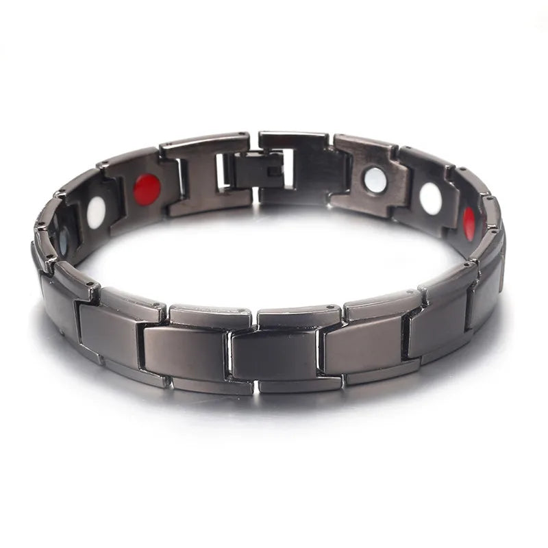 Healthy Bio Magnetic Bracelets for Women Men Therapy Bracelet Pain Relief Arthritis Magnet Bangle Carpal Tunnel Syndrome Jewelry