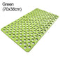 Slip Anti Mould Rubber Anti Slip Bath Mat with Drain Holes Machine Washable Antibacterial Resistant Shower Mat for Shower or Tub