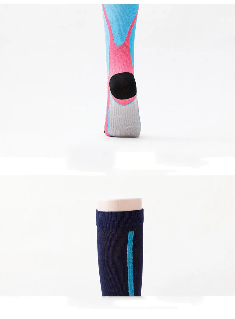 Compression Socks Woman Men Basketball Hockey Yoga Non Slip  Over The Knee Sport Football Cycling Knee High