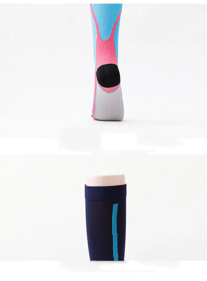 Compression Socks Woman Men Basketball Hockey Yoga Non Slip  Over The Knee Sport Football Cycling Knee High