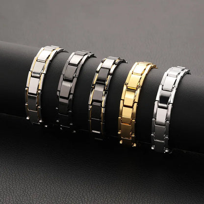 Healthy Bio Magnetic Bracelets for Women Men Therapy Bracelet Pain Relief Arthritis Magnet Bangle Carpal Tunnel Syndrome Jewelry