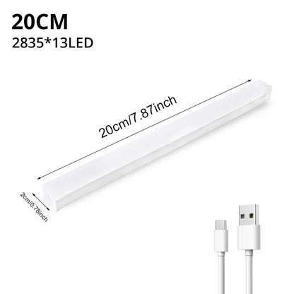 Motion Sensor Light Wireless LED Night Light USB Rechargeable Night Lamp Cabinet Wardrobe Lamp Staircase Backlight For Kitchen 1
