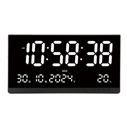 21 Inch Large Digital Wall Clock Large LED Screen Display Clock with Time/Date/Week/Temperature 12/24H Adjustable Brightness