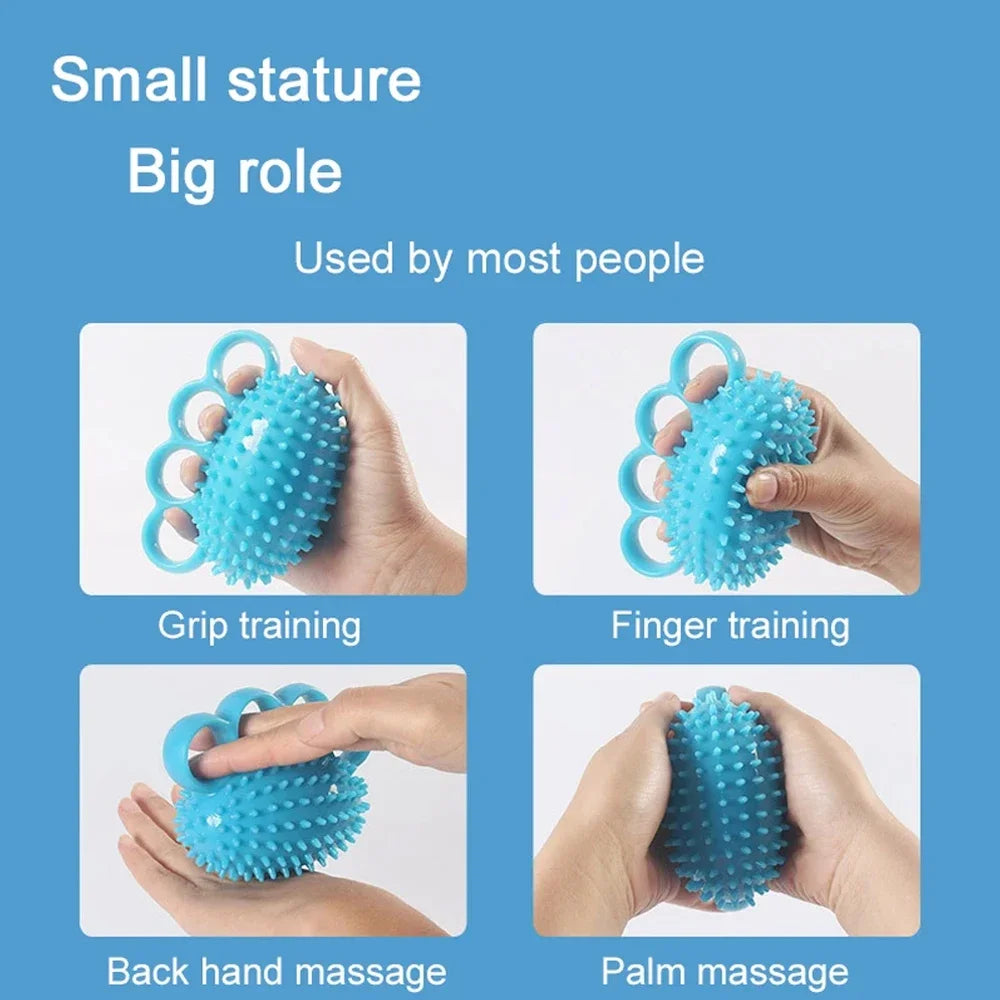 Hand Grip Strengthener Finger Exerciser Training Ball for Patient Recovery Elderly Stroke Arthriti Physical Therapy Hand Massage