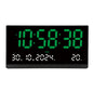 21 Inch Large Digital Wall Clock Large LED Screen Display Clock with Time/Date/Week/Temperature 12/24H Adjustable Brightness
