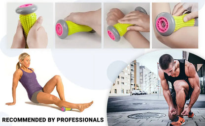 Foot Massager Massage Roller Yoga Massage Ball Plantar Fascia Roller Muscle Relaxation for Sport Fitness Balls Body Exercise Set